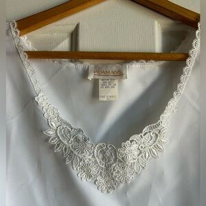 Vintage Lace-Edged Chemise